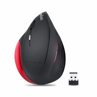 PERIMICE-718 - Wireless Left Handed Ergonomic Mouse