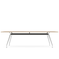 Apollo Boardroom Table - polished steel