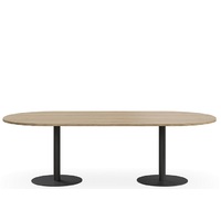 Duo Verse Boardroom Table - Black
