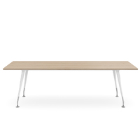 Leto Boardroom Table - White